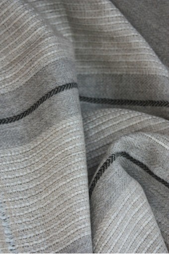 Grey Fusion Natural Cashmere Stole 